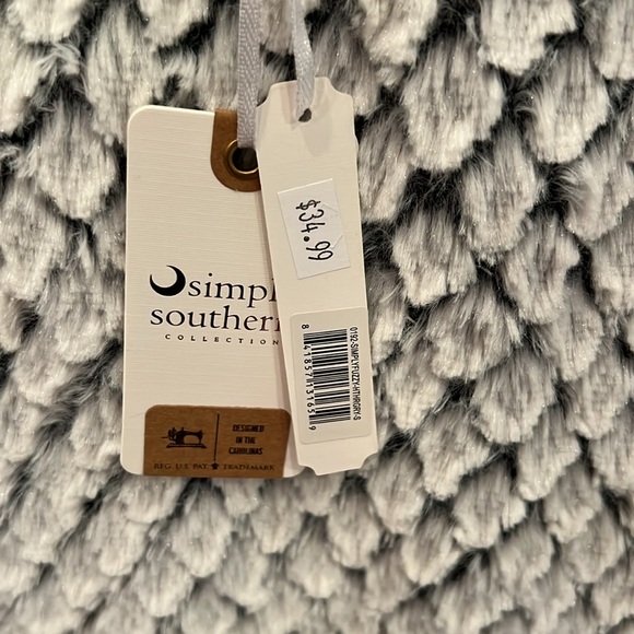 Simply Southern 1/4 zip Sherpa sweatshirt, size S - Picture 4 of 4